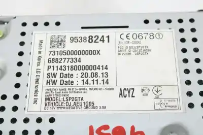 Peça sobressalente para automóvel em segunda mão comando de controlo do rádio por opel adam (m13) 1.2 referências oem iam 95388241  