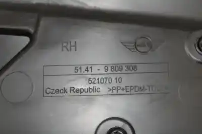 Peça sobressalente para automóvel em segunda mão forra / revestimento da porta dianteira direita por mini mini paceman (r61) cooper d referências oem iam 51419809308  