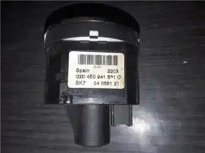 Second-hand car spare part headlights switch for audi a8 (4e) 4.0 tdi quattro l [4.0 ltr. - 202 kw v8 32v tdi cat (ase)] oem iam references   4e09415310