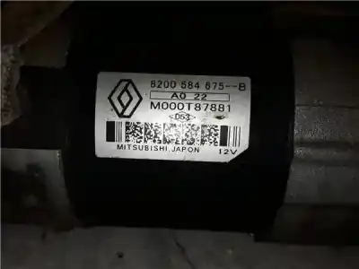 Second-hand car spare part starter motor for renault fluence 1.5 dynamique [1.5 ltr. - 78 kw dci diesel] oem iam references   8200584675 / m000t87881