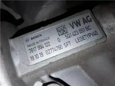 Recambio de automóvil de segunda mano de cremallera direccion electrica para seat leon (5f1) 1.5 tgi bivalent. gasolina / cng referencias oem iam   7817501191 / 5q1423051bc / 7817994122 / 7805277495