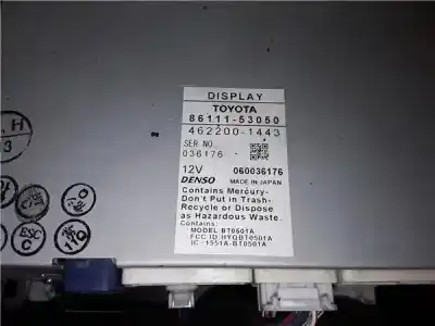 Piesă de schimb auto la mâna a doua ecran display multifuncțional displei pentru lexus is ii (_e2_) 220d (ale20) referințe oem iam   861153050 / 4622001443