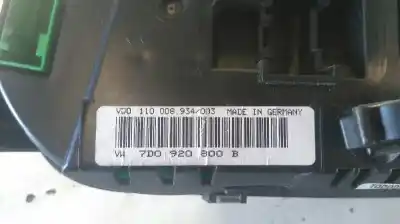 Second-hand car spare part DASHBOARD for VOLKSWAGEN TRANSPORTER V FURGON (7HA, 7HH, 7EA, 7EH)  OEM IAM references 7D0920800B  