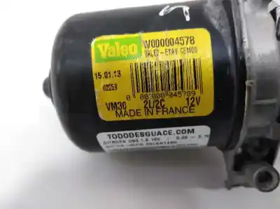 Second-hand car spare part front windshield wiper motor for citroen ds3 base oem iam references   