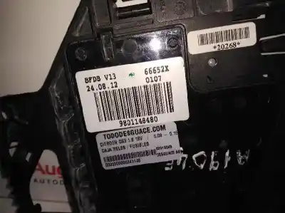 Second-hand car spare part fuse box unit for citroen ds3 base oem iam references   