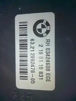 Second-hand car spare part right tailgate light for bmw x1 (e84) sdrive 18 d oem iam references 2190110831  