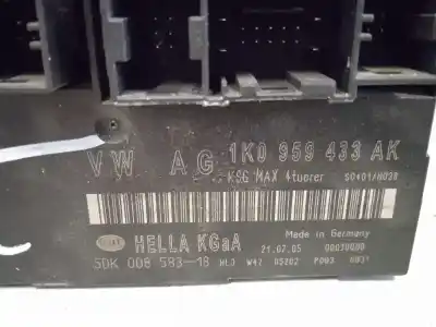 Автозапчасти б/у комфортный модуль за seat leon (1p1) 1.9 tdi ссылки oem iam 959433  