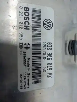 Peça sobressalente para automóvel em segunda mão centralina de motor uce por seat leon 1.9 tdi fr -arl referências oem iam 038 906 019 hk  