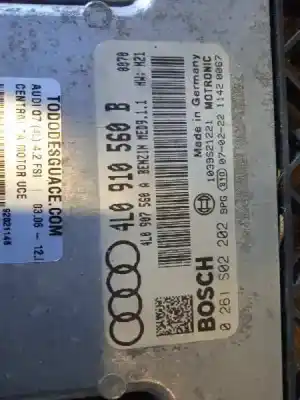 Автозапчастина б/у ебу контролер двигуна для audi q7 (4l) 4.2 v8 32v fsi посилання на oem iam   