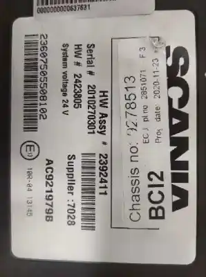 Автозапчастина б/у електронний модуль для scania baureihe 4 (p/r 124 l) (1996) fsa 420 (4x2) e2/e3 largo cr 19 topline посилання на oem iam 2423805  