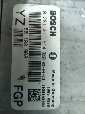 Peça sobressalente para automóvel em segunda mão centralina de motor uce por opel vectra c (z02) 1.9 cdti (f69) referências oem iam 0281011914   Peça sobressalente para automóvel em segunda mão centralina de motor uce por opel vectra c (z02) 1.9 cdti (f69) referências oem iam 0281011914