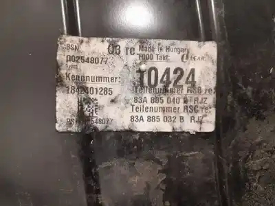 Second-hand car spare part rear right seats for audi q3 (8ug) dfg oem iam references 83a885040b  