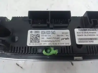 Second-hand car spare part climate control for audi q3 (8ug) dfg oem iam references 83a820043  