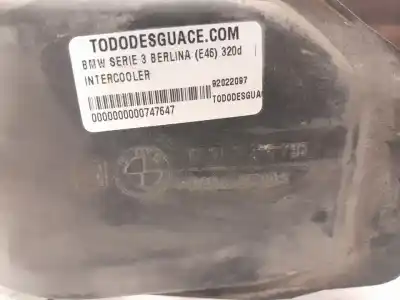Peça sobressalente para automóvel em segunda mão intercooler por bmw 3 (e46) 320 d referências oem iam 17512246795  