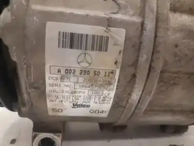 Peça sobressalente para automóvel em segunda mão compressor de ar condicionado a/a a/c por mercedes-benz clase glk 220 cdi 4matic 204.984.204.997 referências oem iam   