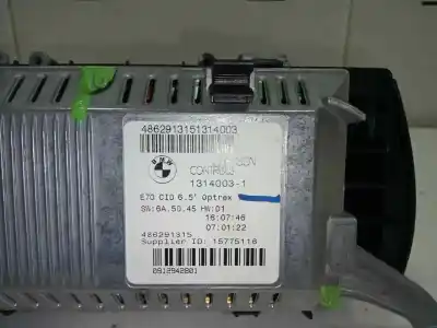 Second-hand car spare part multifunction display for bmw x5 (e70) m57306d3 oem iam references 13140031  