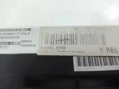 Автозапчасти б/у приборная доска за porsche cayenne (9pa) s 4.5 ссылки oem iam 7l5920870b  