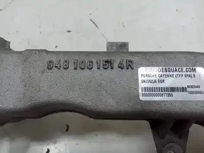 Pezzo di ricambio per auto di seconda mano valvola egr per porsche cayenne (typ 9pa) 4.5 v8 cat riferimenti oem iam 9481061514r  