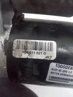 Peça sobressalente para automóvel em segunda mão motor de arranque por audi q5 (8r) ccw referências oem iam 059911021d  