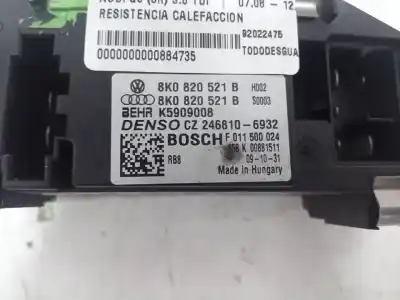 Peça sobressalente para automóvel em segunda mão resistência sofagem chauffage por audi q5 (8r) ccw referências oem iam 8k0820521b  