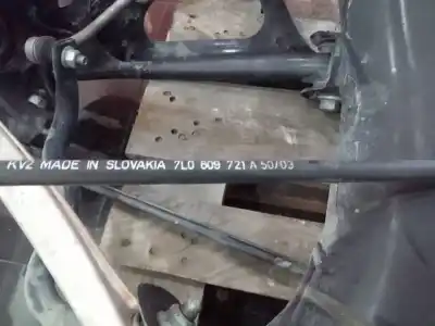 Автозапчастина б/у задня вісь для porsche cayenne (typ 9pa) 4.5 v8 cat посилання на oem iam 7l0599030f  