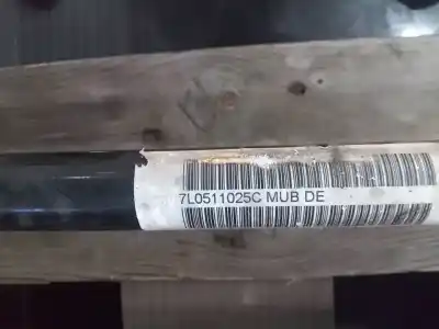Автозапчастина б/у задня вісь для porsche cayenne (typ 9pa) 4.5 v8 cat посилання на oem iam 7l0599030f  