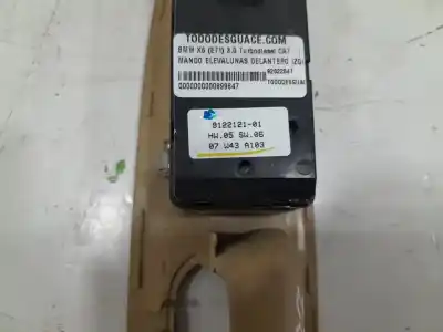 Second-hand car spare part left front power window switch for bmw x6 (e71, e72) xdrive 40 d oem iam references 51417137137  