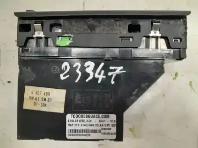 Second-hand car spare part left front power window switch for bmw x5 (e53) 3.0 24v turbodiesel cat oem iam references 6907499  