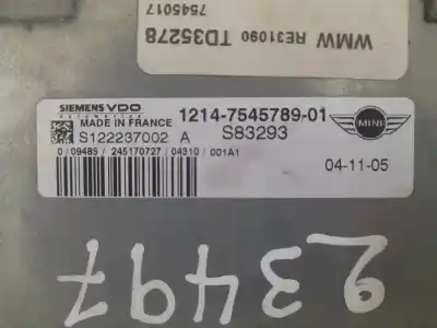 Second-hand car spare part ecu engine control for mini mini (r56) cooper s oem iam references s122237002a  