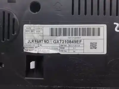Peça sobressalente para automóvel em segunda mão quadrante por jaguar xe 2.0 d referências oem iam gx7310849ef  