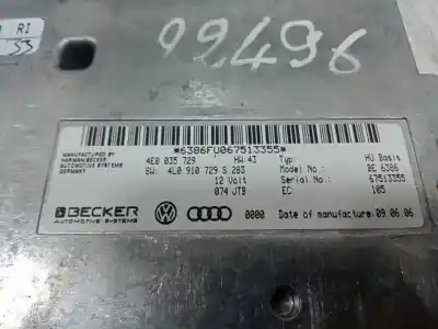 Pezzo di ricambio per auto di seconda mano modulo elettronico per audi q7 (4l) 3.0 tdi (176kw) riferimenti oem iam 4e0035729  