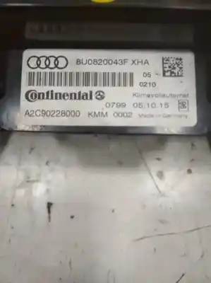 Peça sobressalente para automóvel em segunda mão comando de sofagem (chauffage / ar condicionado) por audi q3 (8ug) attraction referências oem iam 8uo820043f  