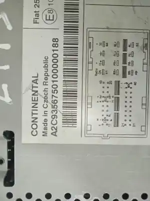 Pezzo di ricambio per auto di seconda mano impianto audio / radio cd per peugeot boxer caja cerrada techo elevado (bat.3450) (333/335) (2007=> 4h03 riferimenti oem iam a2c9356750100000188  