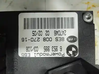 Peça sobressalente para automóvel em segunda mão módulo eletrônico por bmw serie 7 (e65/e66) * referências oem iam 695399503 108  