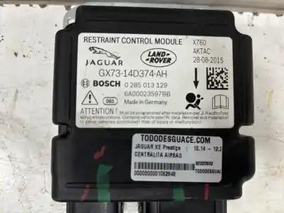 Peça sobressalente para automóvel em segunda mão centralina de airbag por jaguar xe 2.0 d referências oem iam gx7314d374ah  