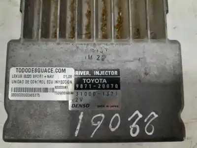 Second-hand car spare part power management control unit for lexus is ii (_e2_) 200d (ale20_) oem iam references 8987120070  