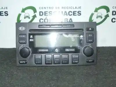 Pezzo di ricambio per auto di seconda mano impianto audio / radio cd per kia sorento (bl) (2002->) 2.5 crdi riferimenti oem iam xcd220rds