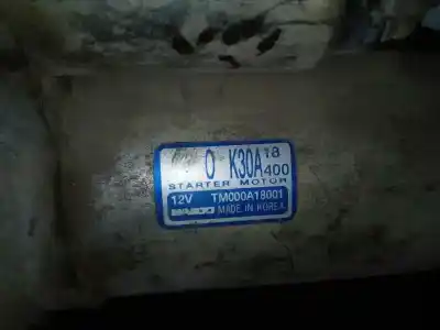 Peça sobressalente para automóvel em segunda mão motor de arranque por kia rio 1.5 cat referências oem iam tm000a18001 - k30a  