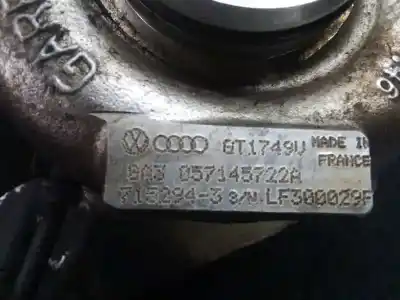 Автозапчастина б/у турбонагрузник для audi a8 (d2) 3.3 tdi quattro посилання на oem iam 057145722a - gt1749v  