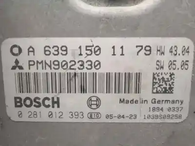 Автозапчасти б/у блок управления двигателем за smart forfour 1.5 cdi cat ссылки oem iam 0281012393 - a6391501179 - pmn902330  