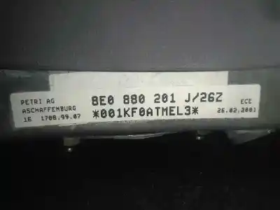 Автозапчастина б/у передня ліва подушка безопасности для audi a8 (d2) 3.3 tdi quattro посилання на oem iam 8e0880201j 3 brazos - gris 01-05