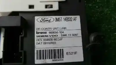Peça sobressalente para automóvel em segunda mão motor elevador vidro traseiro esquerdo por ford focus c-max (cap) 2.0 tdci cat referências oem iam 3m5t14b532af 5wk11508f 992763100