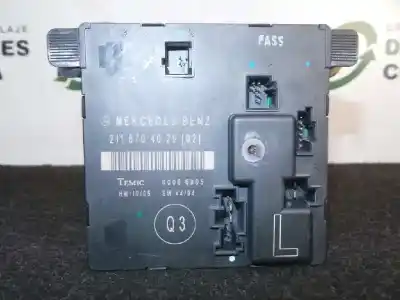 Pièce détachée automobile d'occasion BOITIER DE COMMANDE MOTEUR pour MERCEDES-BENZ CLASE E (W211) BERLINA  Références OEM IAM 2118704026  
