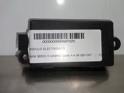 Pezzo di ricambio per auto di seconda mano modulo elettronico per bmw serie 6 cabrio (e64) 4.4 v8 32v cat riferimenti oem iam 6949226