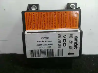 Second-hand car spare part airbag control unit for smart coupe 0.6 turbo cat oem iam references 0001211v007 - 993791001