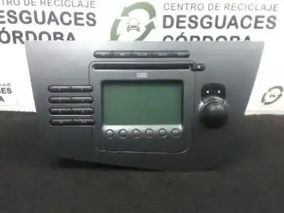 Автозапчастина б/у аудіо система / радіо cd для seat leon (1p1) 1.9 tdi посилання на oem iam 1p1035186b  