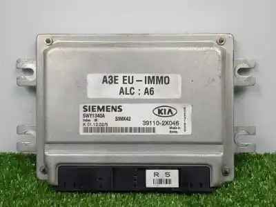 Second-hand car spare part ECU ENGINE CONTROL for KIA RIO  OEM IAM references 5WY1340A - 391102X046 - SIMK42  SIMK42