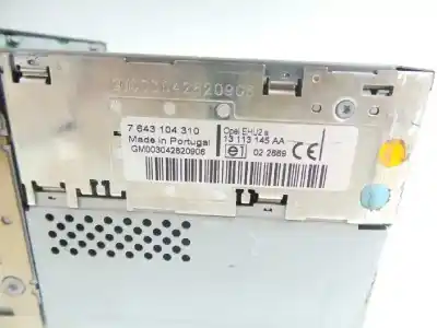 Pezzo di ricambio per auto di seconda mano impianto audio / radio cd per opel corsa c (x01) 1.2 twinport (f08 f68) riferimenti oem iam 7643104310 - 13113145aa - cd30 cd30 - blaupunkt 
