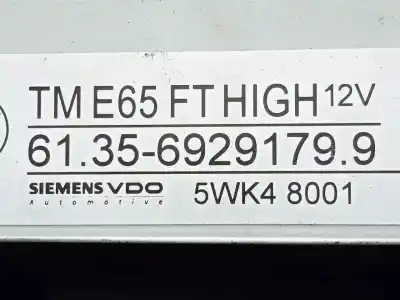 Peça sobressalente para automóvel em segunda mão módulo eletrônico por bmw serie 7 (e65/e66) 3.0 turbodiesel cat referências oem iam 613569291799 - 6929179 - 5wk48001  