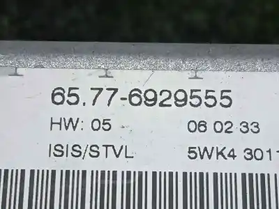 Second-hand car spare part airbag control unit for bmw serie 7 (e65/e66) 3.0 turbodiesel cat oem iam references 65776929555 - 6929555  